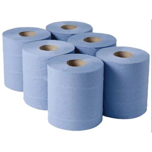 Takeaway Packs Blue Centrefeed Roll (120m) 6Pcs