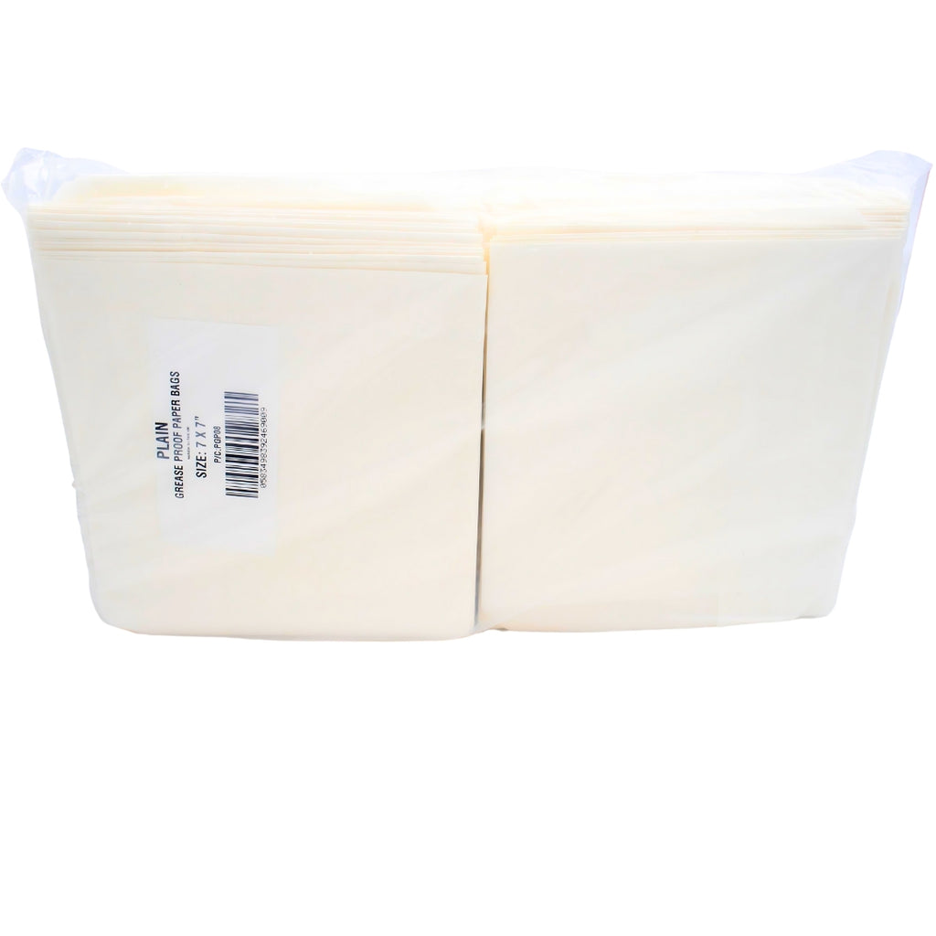 Greaseproof paper Bags 7x7 1000pcs