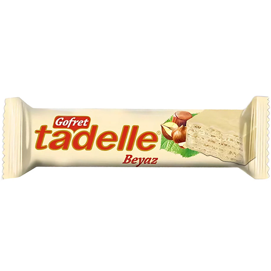 Tadelle White Chocolate Covered Hazelnut Wafer 24x35g