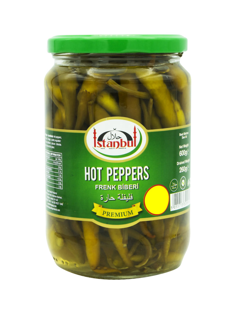 Istanbul Hot Peppers Pickles (Frenk Biberi) 720cc