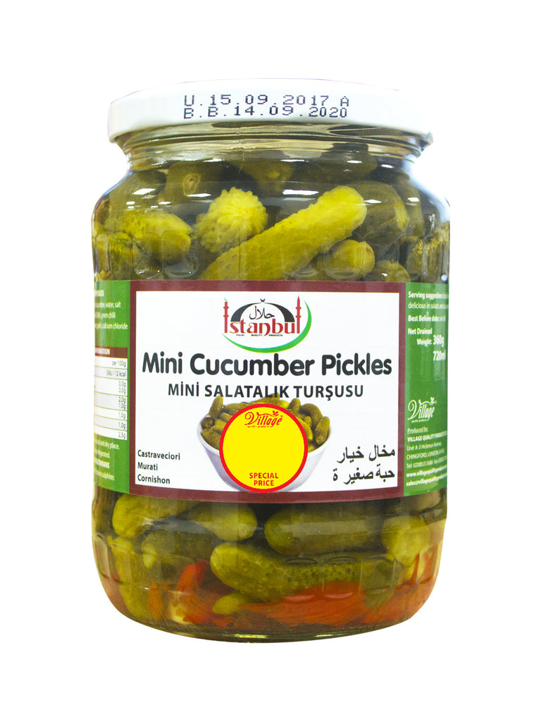Istanbul Mini Cucumber Pickles Jar 720ml