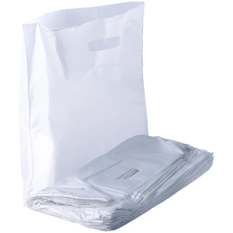 B3 Plain Patch Handle Carrier Bag Large (14x14+4) 1000Pcs