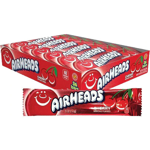 Airheads Candy Cherry 36x15.6g