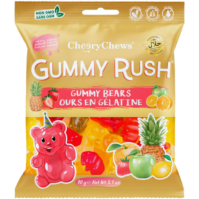 Gummy Rush Gummy Bears 12x90gr
