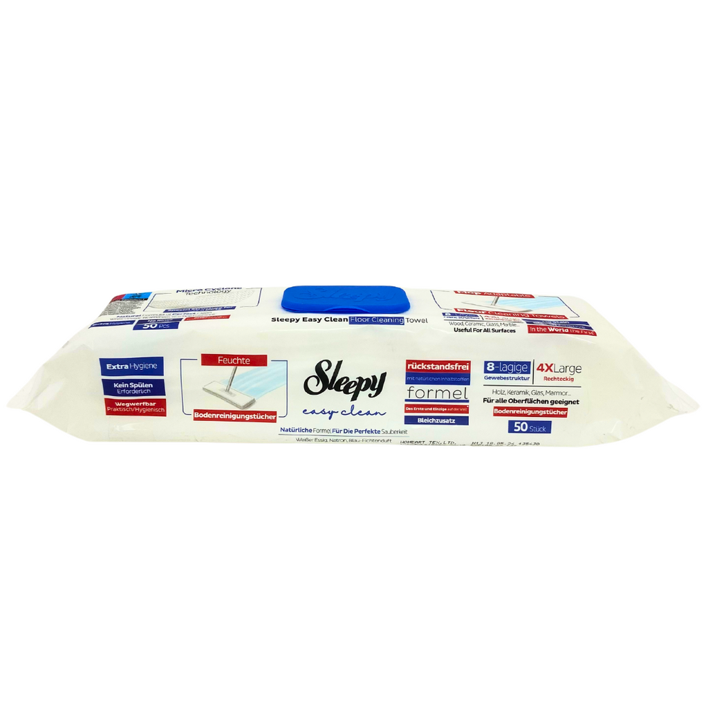 Sleepy Easy Clean Floor Mop Towel Bleach 50pcs
