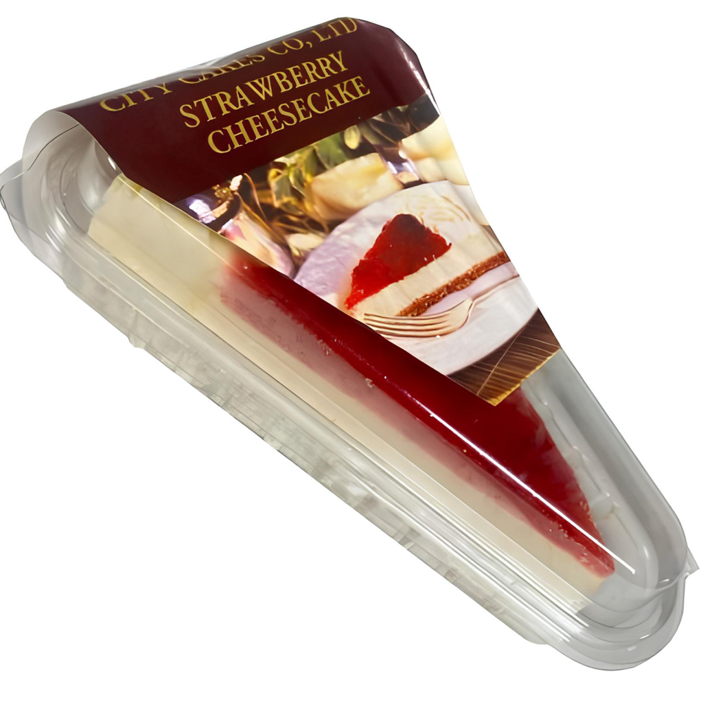City Cakes Ready-packed Strawberry Cheesecake 12 pcs