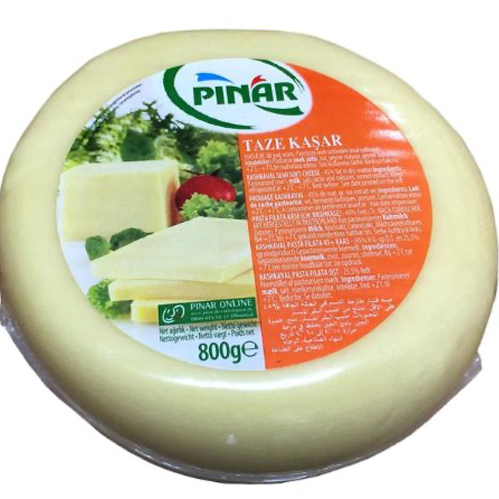 PINAR Round Kasar Cheese [Taze Kasar Peyniri] (Wheel) 800g
