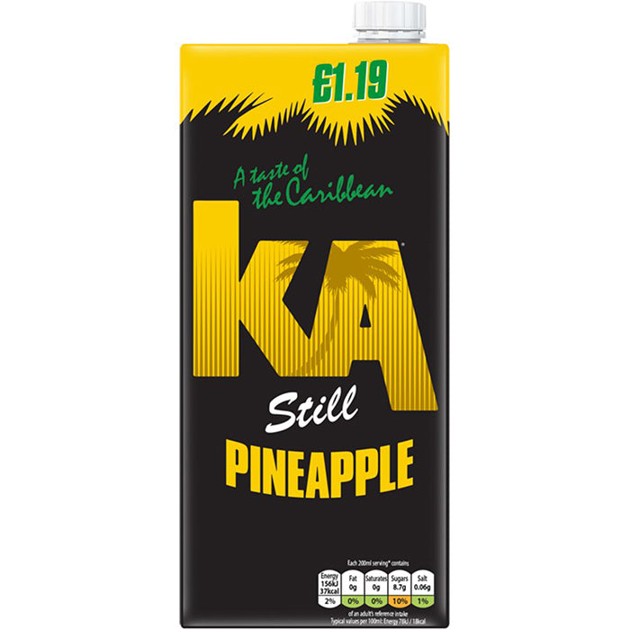 KA Still Pineapple Tetra PM £1.19 1Lt