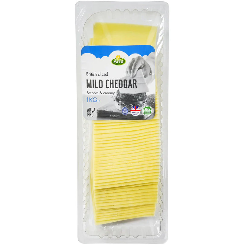 Arla Mild Cheddar Cheese Slices 1Kg