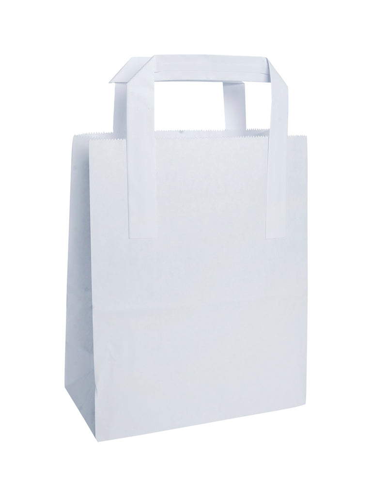 White SOS Small Paper Bag (180x95x215mm) 250Pcs