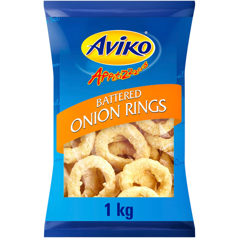 Aviko Battered Onion Rings 6x1Kg