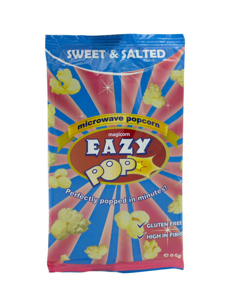 Eazy Pop Microwave Sweet & Salted Popcorn 85g