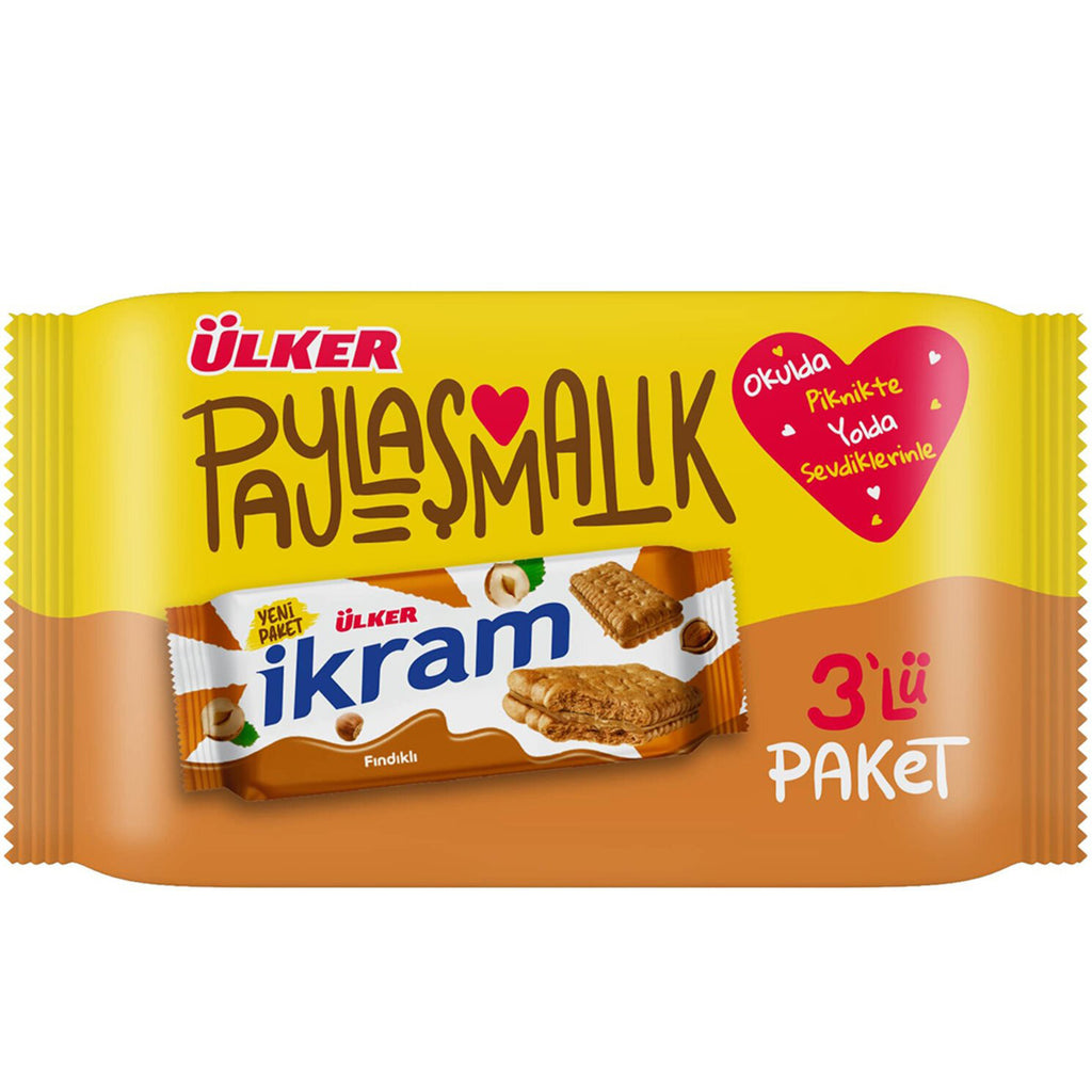 Ulker Ikram Findik Kremali 3'lu Paket 252g