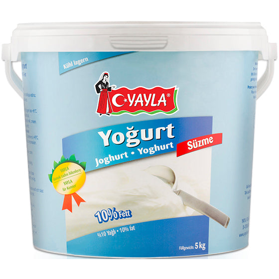 Yayla Yoghurt Suzme 10% 5Kg