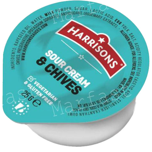 Harrisons Sour Cream & Chives Dip Pots 100x25g