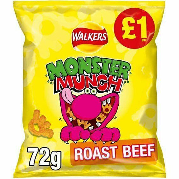 Monster Munch Big Bag Roast Beef PMP £1 72g