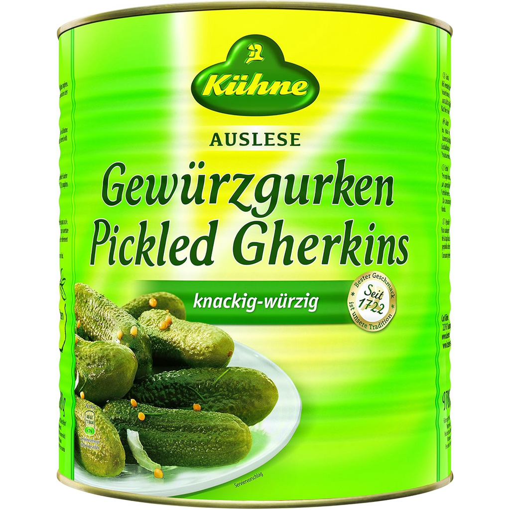 Kuhne Pickled Gherkin (TIN) 9.7Kg