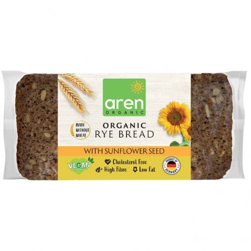 Aren Organic Rye Bread w Sunflower Seed 500g