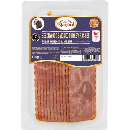 Istanbul Sliced Beechwood Smoked Turkey Rasher130g