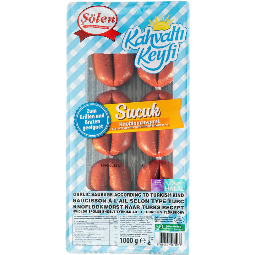 Solen Kahvalti Keyfi Parmak Sucuk 1Kg