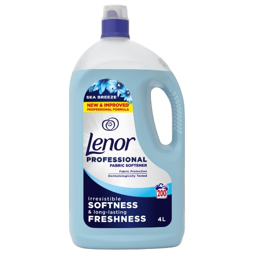 Lenor Professional 4LT Sea Breeze Liquid 200 Wash