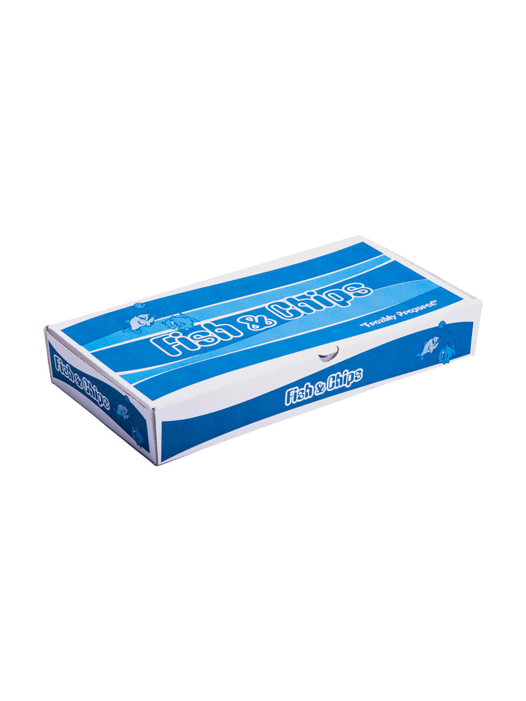Large Fish And Chips Box 12" 90Pcs