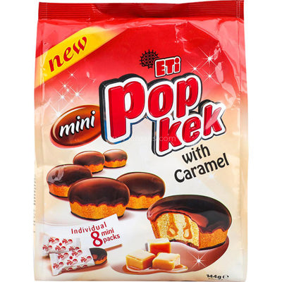 Eti Mini Popkek with Caramel 144g