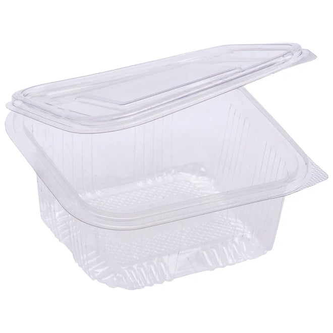 Hinged Square Salad Containers 500CC 500Pcs