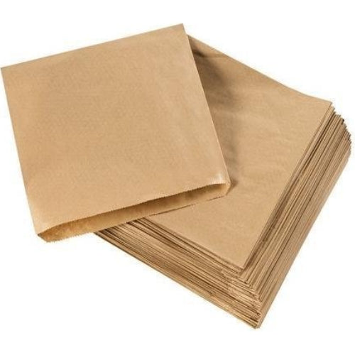 Brown Kraft Paper Bags 8.5x8.5 1000Pcs