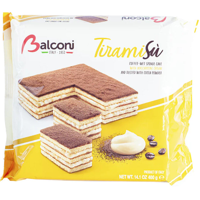 Balconi Tiramisu Coffee-Wet Sponge Cake 400g