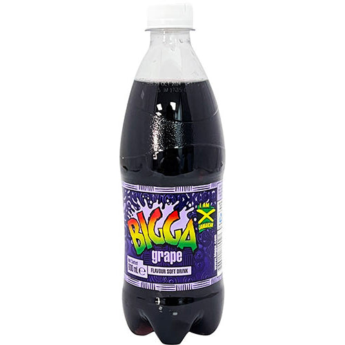 Bigga Grape Flavour Bottle (PET) 600ml
