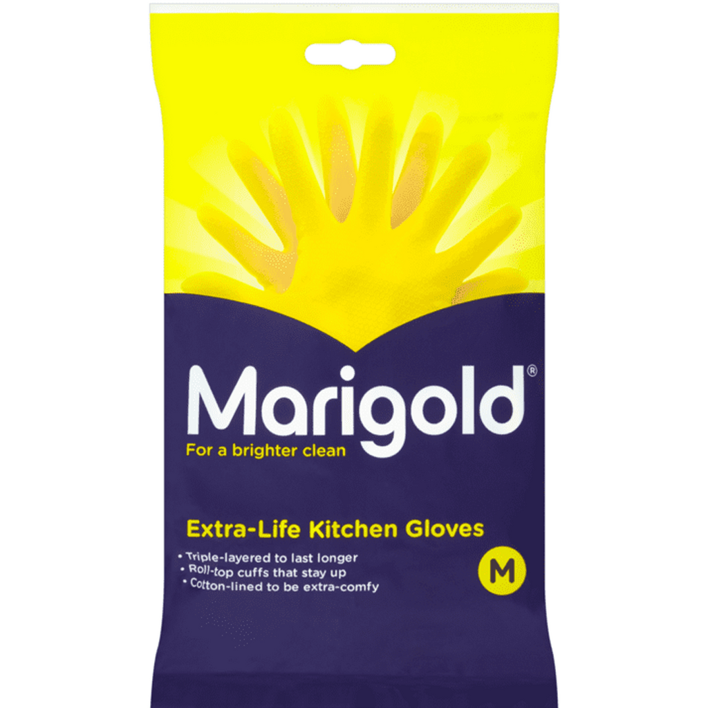 Marigold (Medium) Kitchen Gloves 6pcs