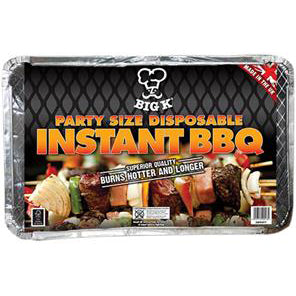BIG K Party Size Disposable Instant BBQ - FSC 100% 1PCS