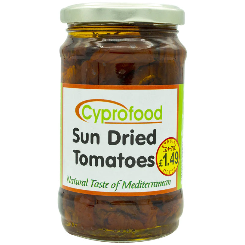 Cyprofood Sun Dried Tomatoes in Oil JAR 320cc