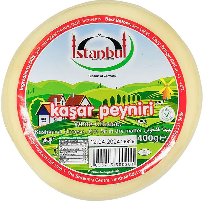 Istanbul Kasar Cheese [Kashkaval] (Wheel) 400g