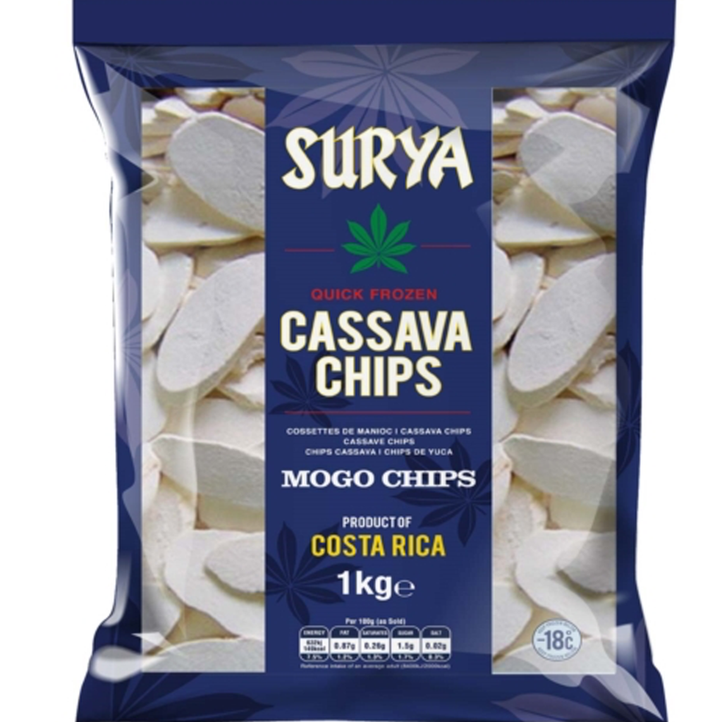 Surya Frozen Cassava Chips 1Kg