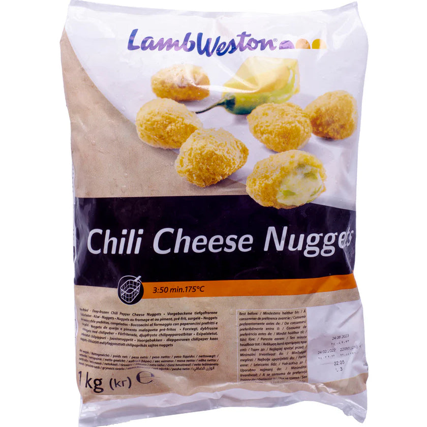Lambweston Chilli Cheese Nuggets 1Kg