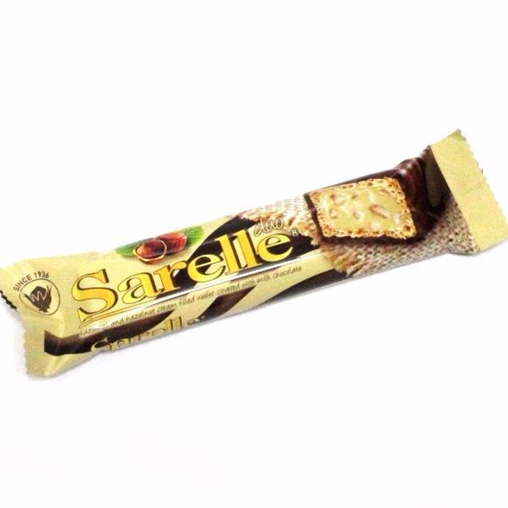 Sarelle Duo Milk Chocolate Covered Hazelnut Wafer 20X33g
