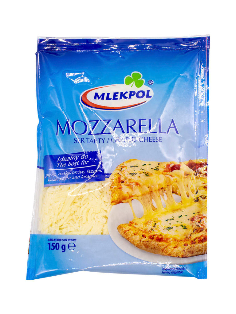MLEKPOL Grated Mozzarella Cheese 150g