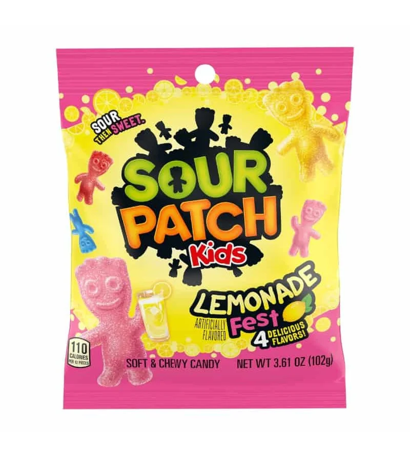 Sour Patch Kids-Bags Lemonade 3.61 oz