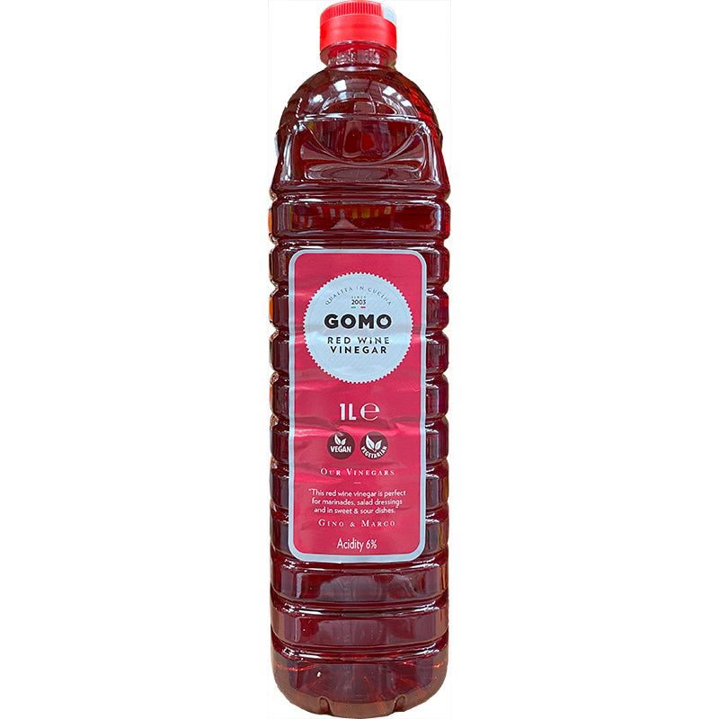 GOMO Red Wine Vinegar PET 12x1lt