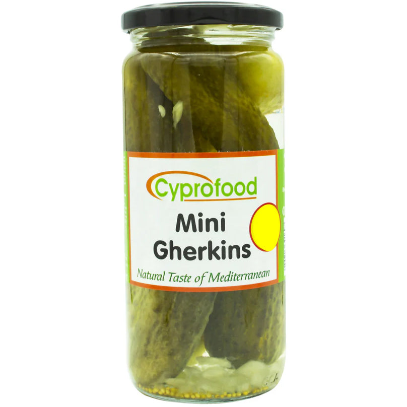 Cyprofood Mini Gherkins Jar 500ml