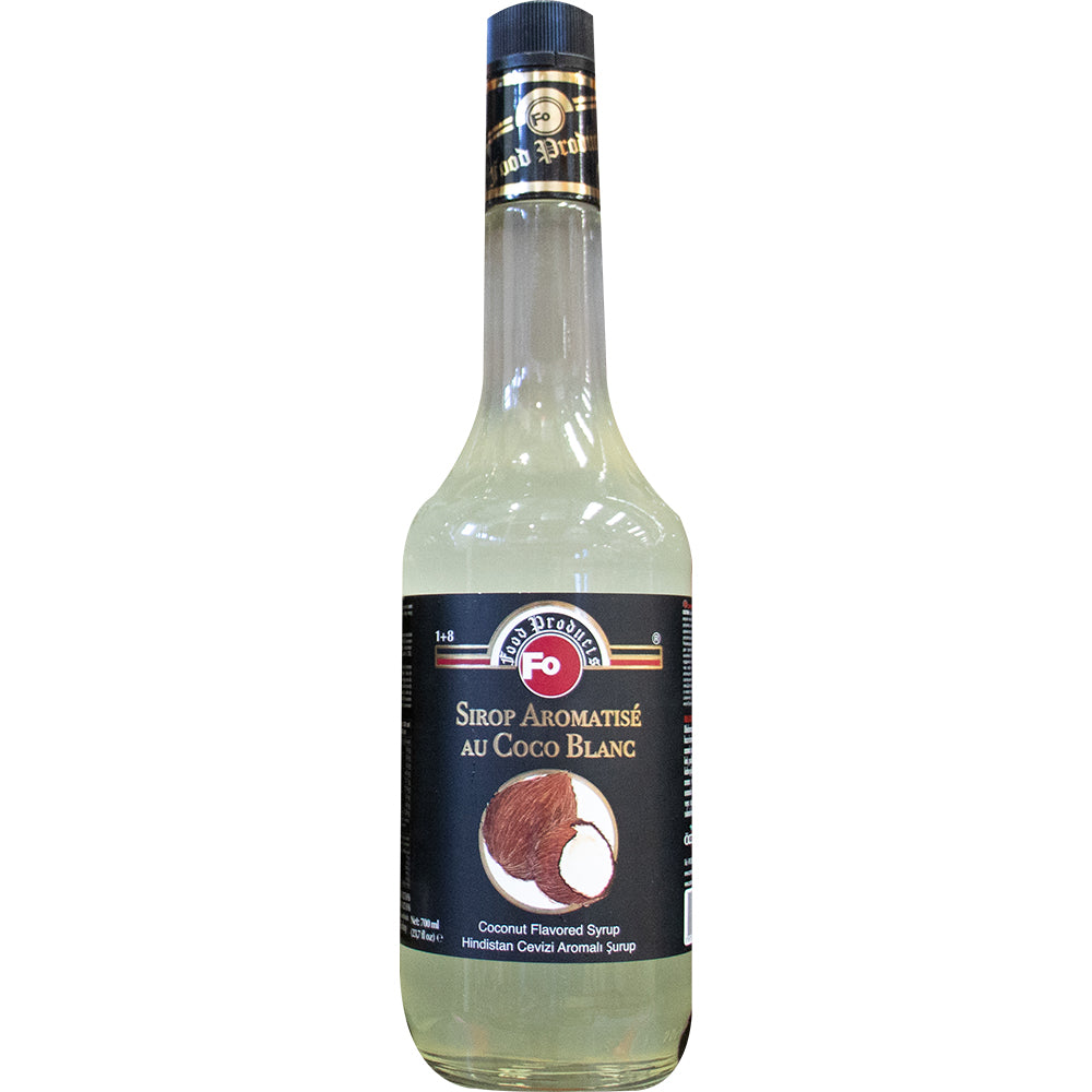 FO Coconut Flavored Syrup (Glass BOTTLE) 70cl