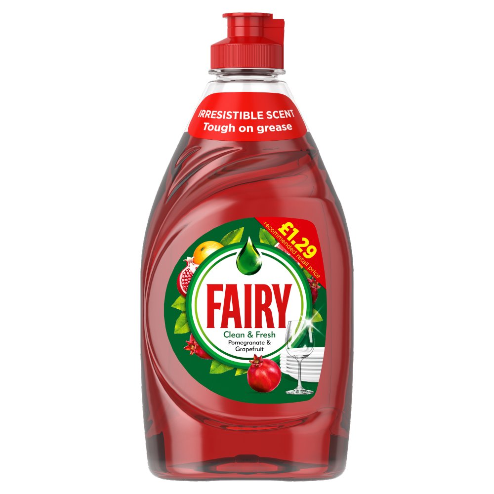 Fairy Original Washing Up Liquid Pomegranate & Grapefruit PM £1.29 320ml