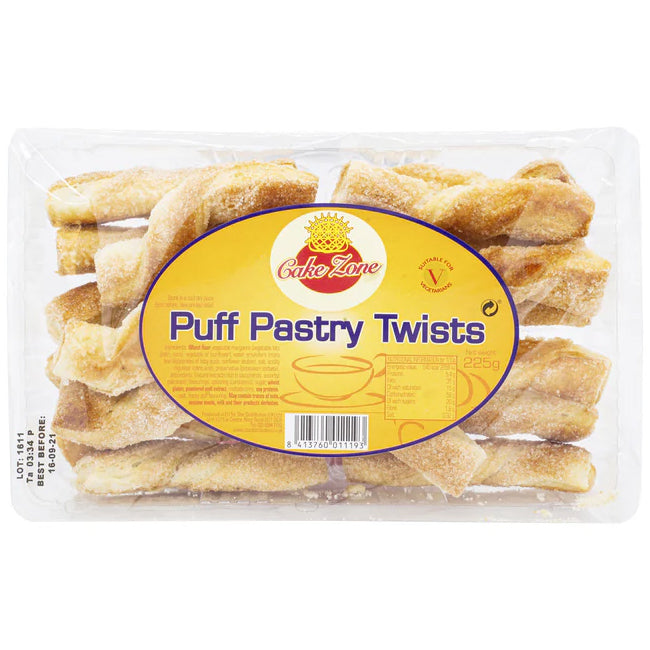Cake Zone Puff Pastry Twists 225g