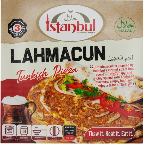 Istanbul Lahmacun (3 Turkish Pizza) 450g