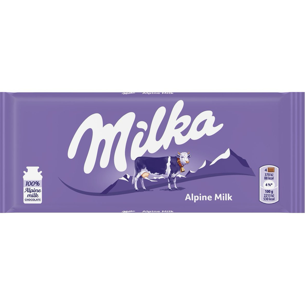 Milka Chocolate Alpine Milk 100g