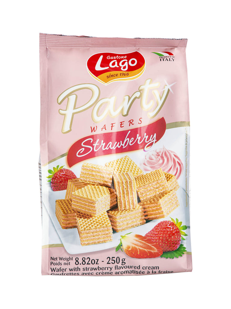 Gastone Lago Party Wafers Strawberry 250g