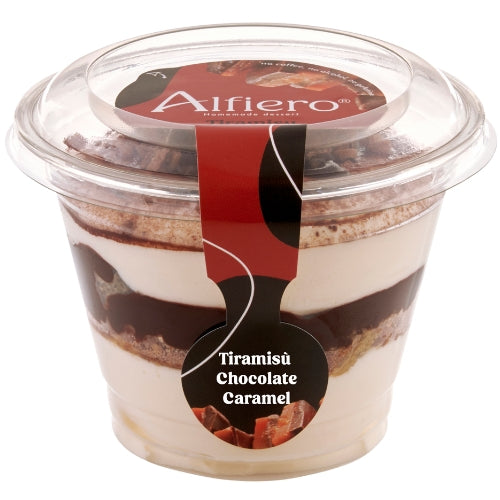 Alfiero Tiramisu Chocolate & Caramel 100g