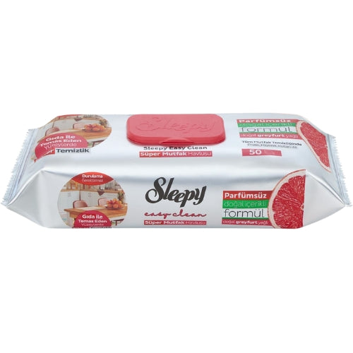 Sleepy Kitchen Wipes Grapefruit Oil 50pcs